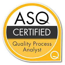 ASQ Certified Quality Process Analyst badge
